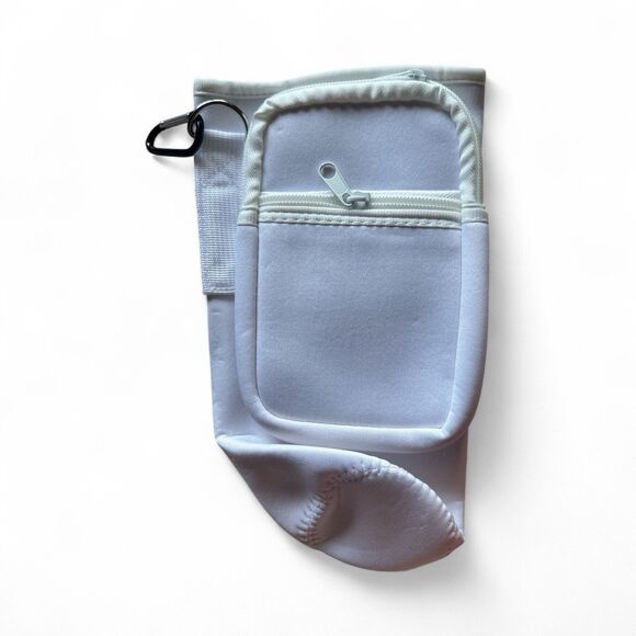 White Stanley  Owala Carrier Bag for 40oz Water Bottle w/ Phone Pocket Neoprene - Picture 1 of 3